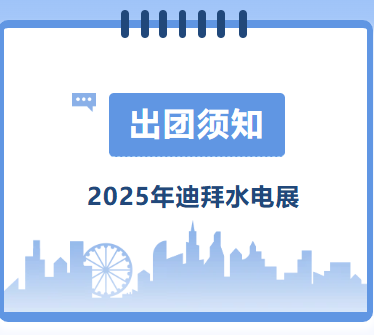 2025年迪拜水电展-出团须知